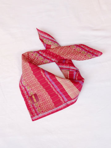 vintage Kenzo handkerchief scarf | on slowness