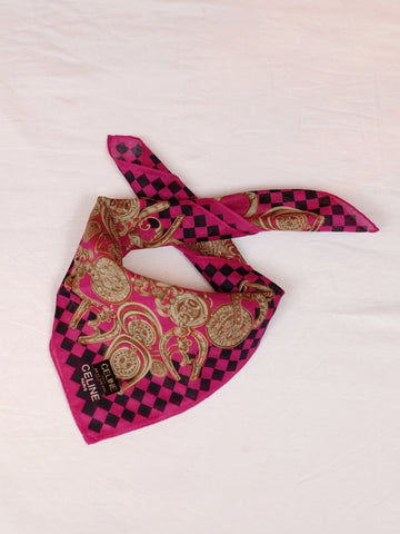 vintage Celine handkerchief scarf | on slowness