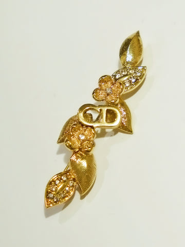 Christian Dior flowers brooch (vintage)
