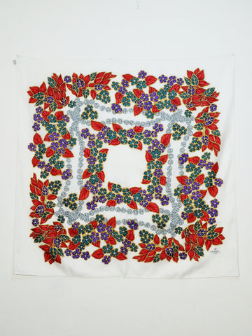 vintage CHANEL silk scarf | on slowness