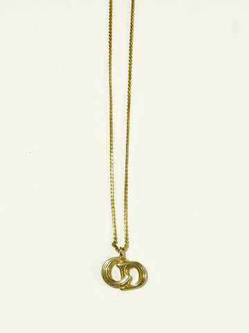 Christian Dior logo necklace (Vintage)
