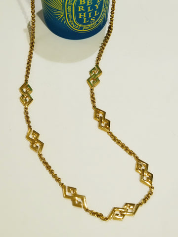 vintage Givenchy chain necklace | om slowness