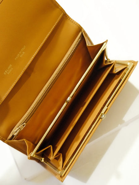 Celine monogram wallet (Vintage)