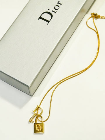 Christian Dior key set necklace (Vintage)