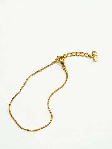 Christian Dior slim chain bracelet (vintage)