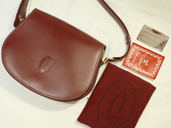 Cartier saddle shoulder bag (Vintage)