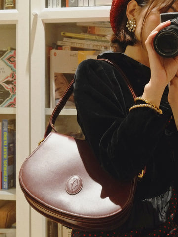 Cartier saddle shoulder bag (Vintage)