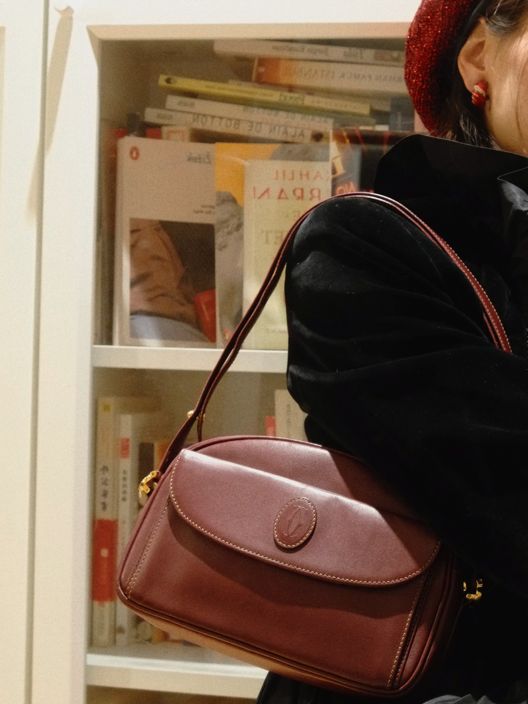 Vintage cartier shoulder bag Clearance