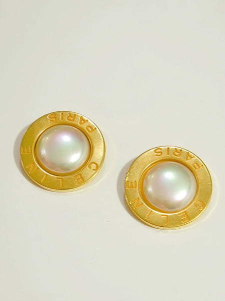 vintage Celine earrings 1988 | on slowness