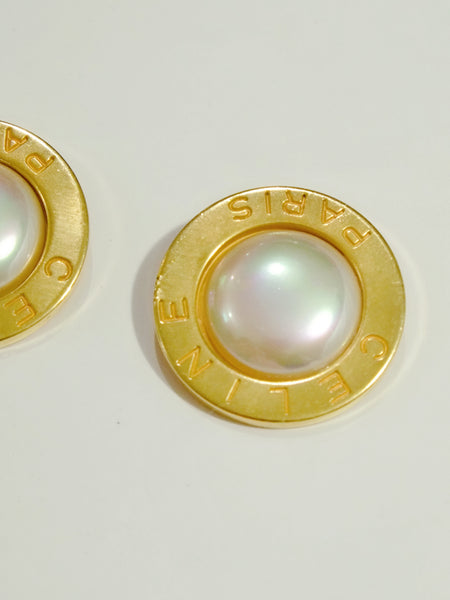vintage Celine earrings 1988 | on slowness