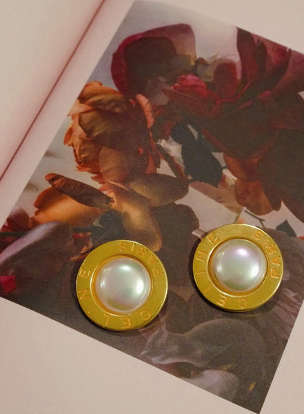 vintage Celine earrings 1988 | on slowness