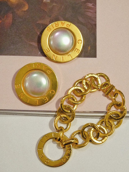 vintage Celine earrings 1988 | on slowness