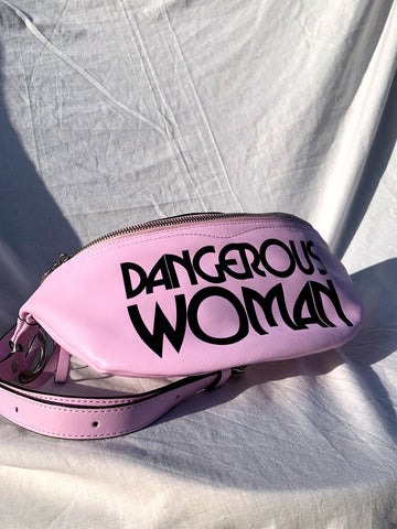Rebecca Minkoff Bree belt bag pink dangerous women