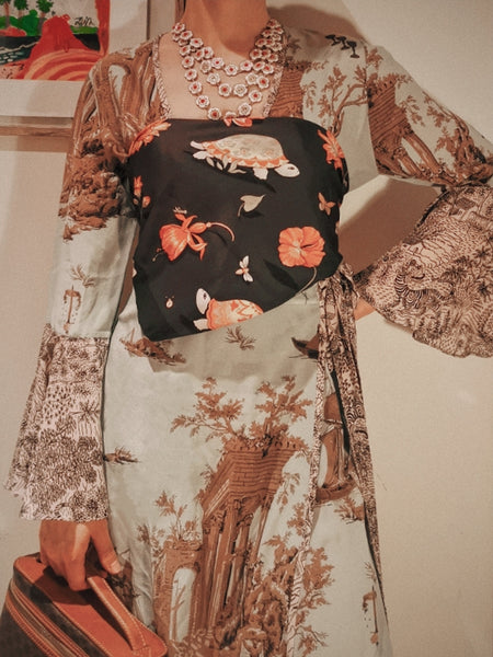 vintage Salvatore Ferragamo scarf | ON SLOWNESS