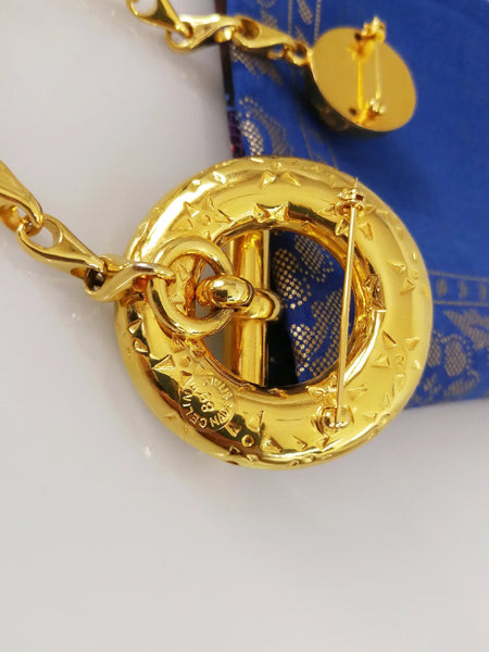 vintage Celine Planisphere Globe Star brooch | Rabbit the Archivist | ON SLOWNESS