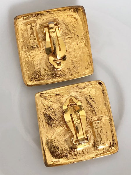 YSL Yves Saint Laurent cloves earrings (Vintage)
