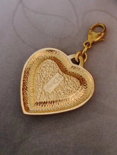 YSL Yves Saint Laurent heart pendant (Vintage)