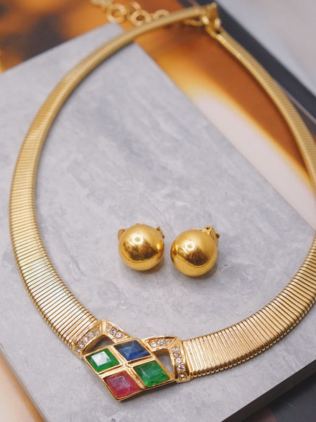 Christian Dior CD choker necklace (Vintage)