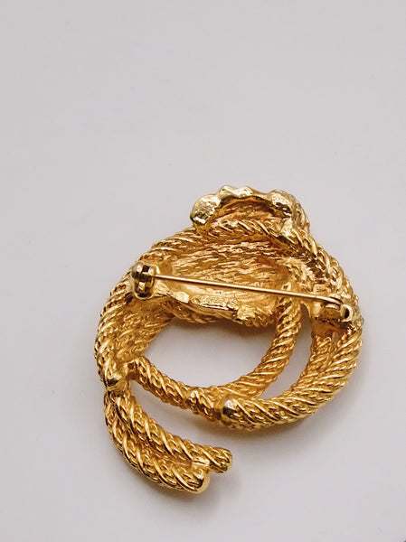 Grosse textured knot brooch (Vintage)