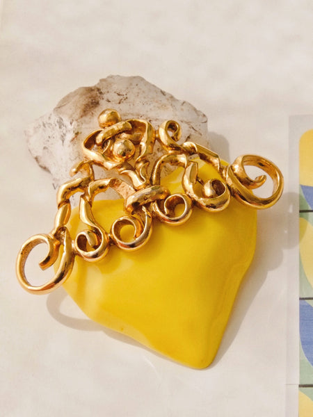 vintage Christian Lacroix heart brooch | ON SLOWNESS
