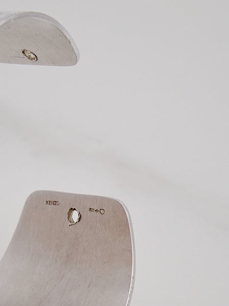 Kenzo Koi Fish Sterling Silver Cuff Bangle (vintage)