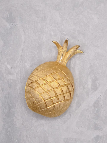 BSK golden pineapple brooch (vintage)