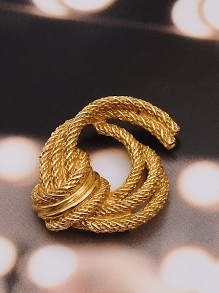 Grosse textured knot brooch (Vintage)