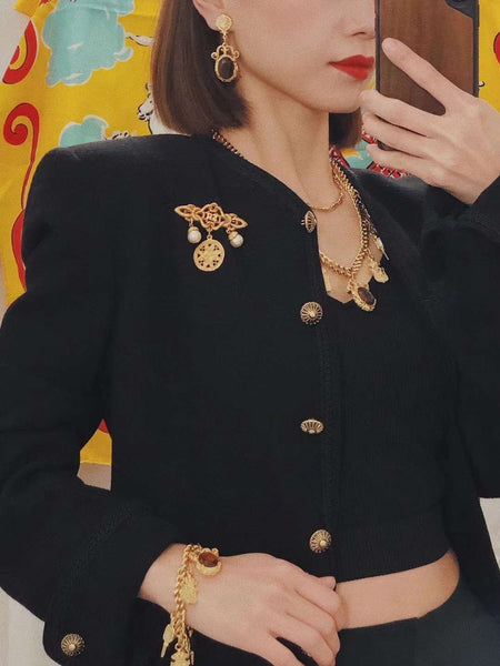 Sonia Rykiel vintage brooch | on slowness