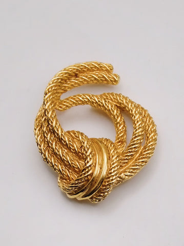 Grosse textured knot brooch (Vintage)