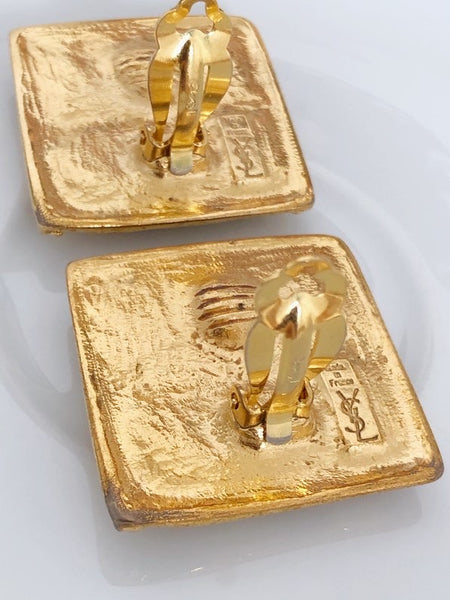YSL Yves Saint Laurent cloves earrings (Vintage)