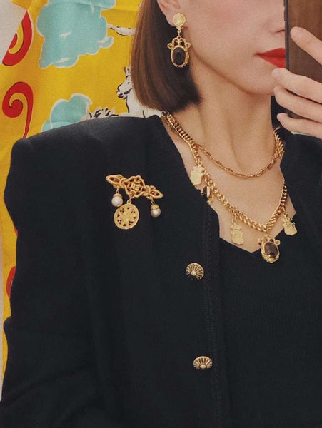 Sonia Rykiel vintage brooch | on slowness