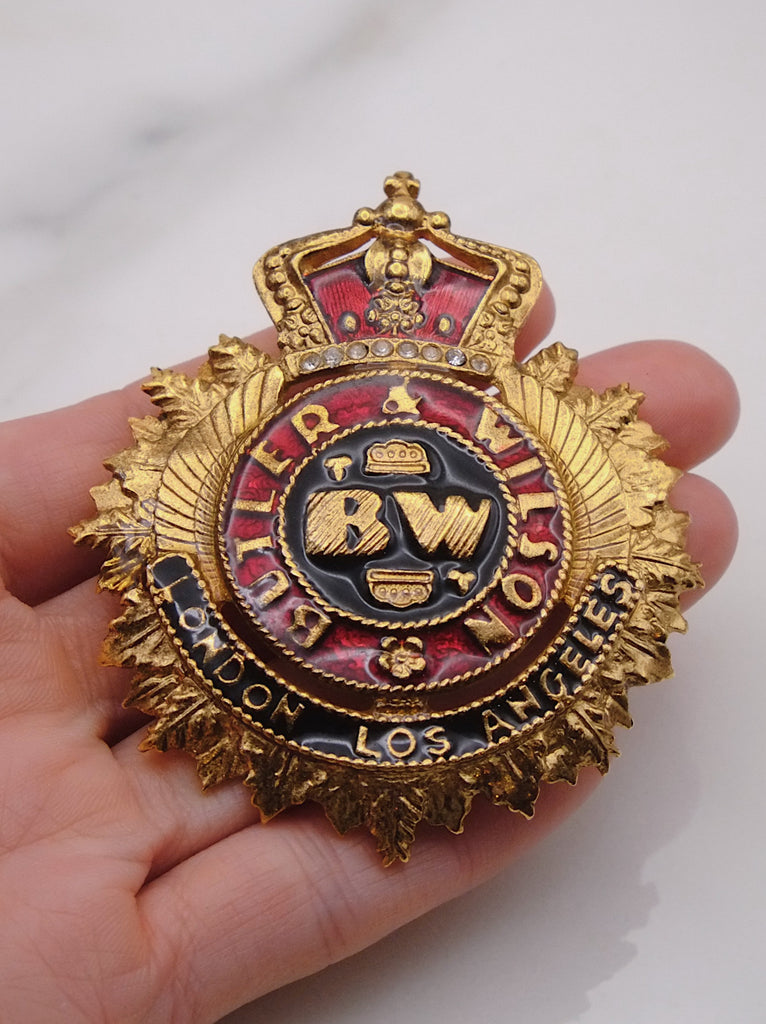 Butler and shop wilson vintage brooches