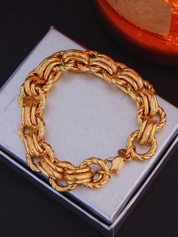 vintage Monet chunky chain bracelet | on slowness