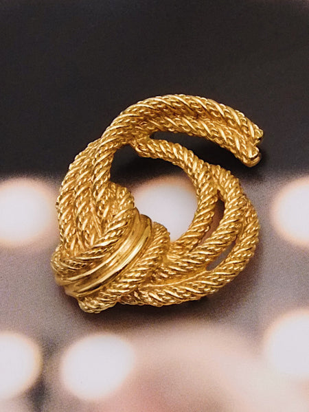 Grosse textured knot brooch (Vintage)