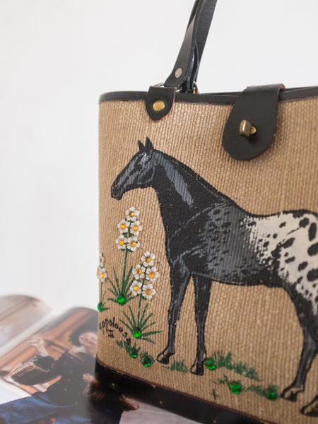 Stallion vintage womens handbag | Rabbit the Archivist | On Slowness accessories
