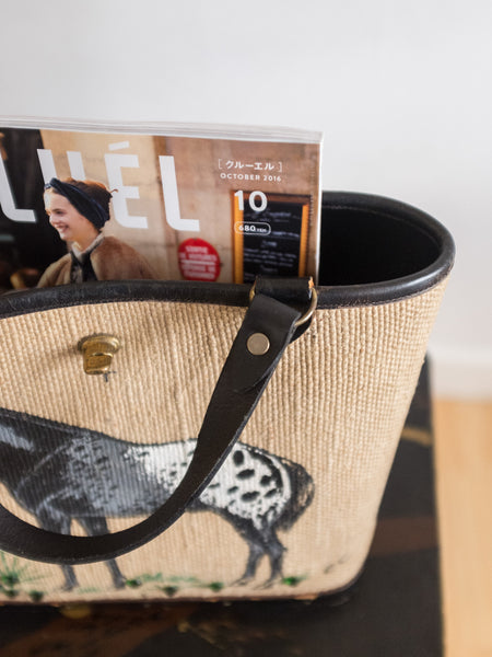 Stallion vintage womens handbag | Rabbit the Archivist | On Slowness accessories